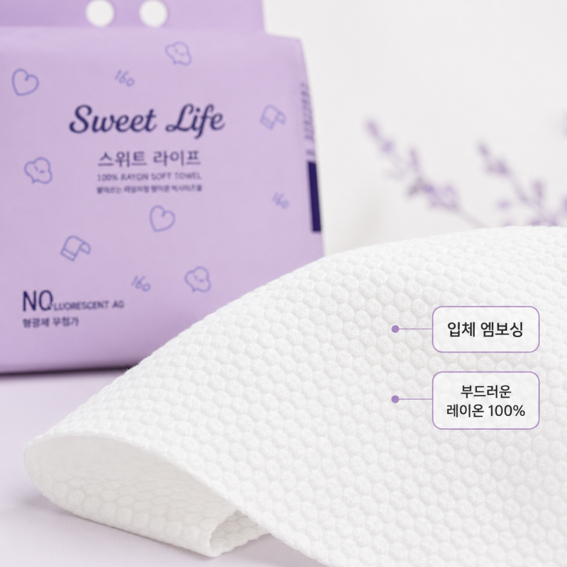 SWEETLIFE 걸이형 순면 타월